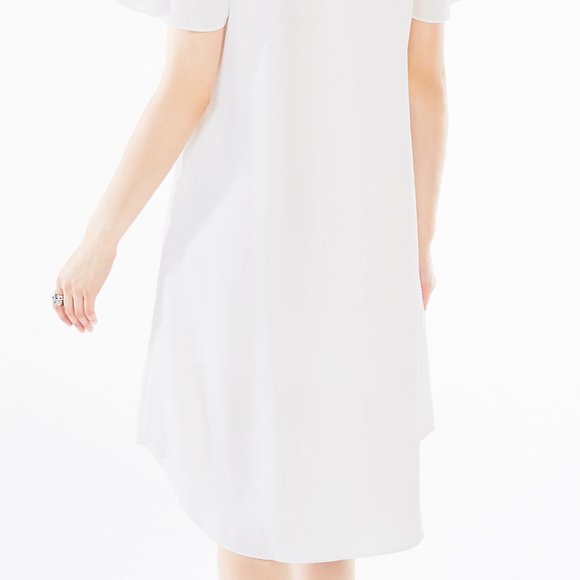 BCBGMaxAzria Perri Drape Ruffle Dress - Picture 7 of 9
